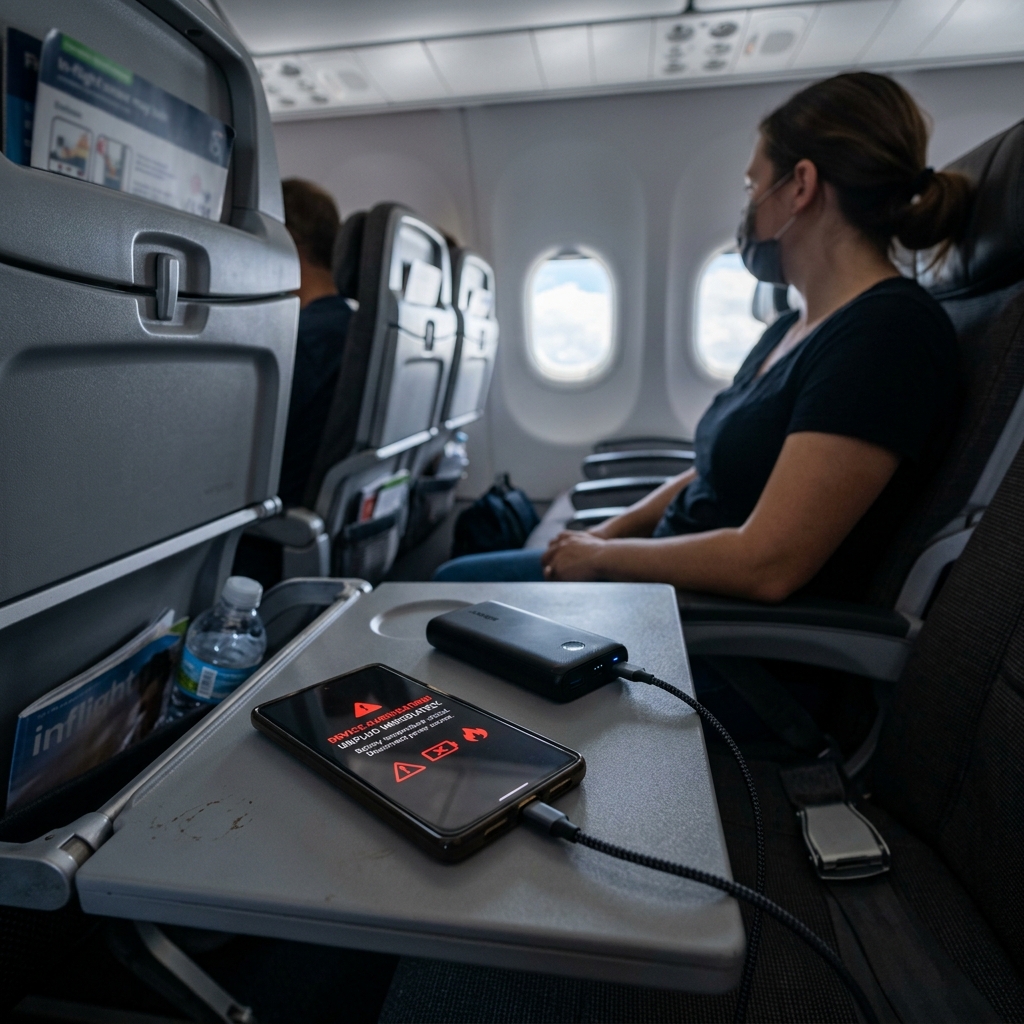 Airlines Issue Fresh Safety Warning as Lithium Battery Devices Become Leading In-Flight Fire Threat